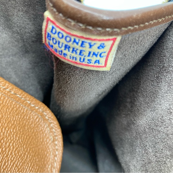 Vintage Dooney & Bourke Large Domed Satchel Double Zip - Picture 13 of 14